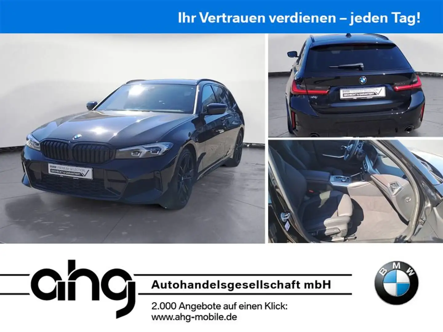 BMW 318 i Touring Auto M Sportpaket, PDC, Komfortz. Noir - 1