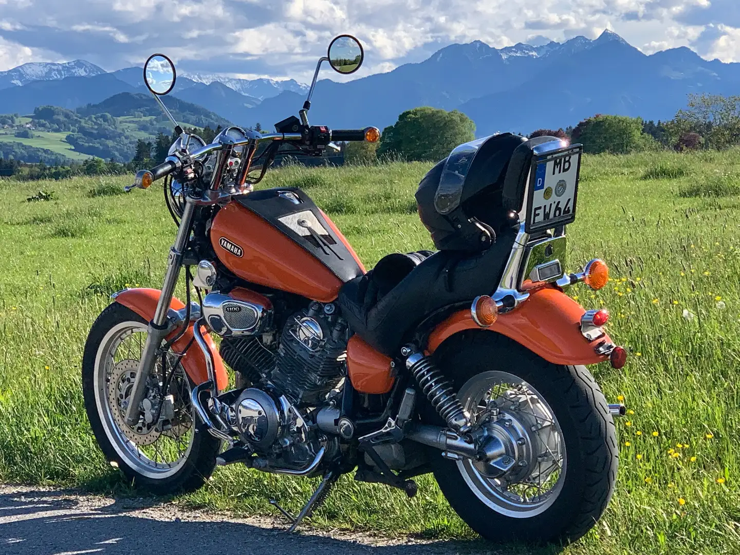 Yamaha XV 1100 Speichenräder Оранжевий - 2