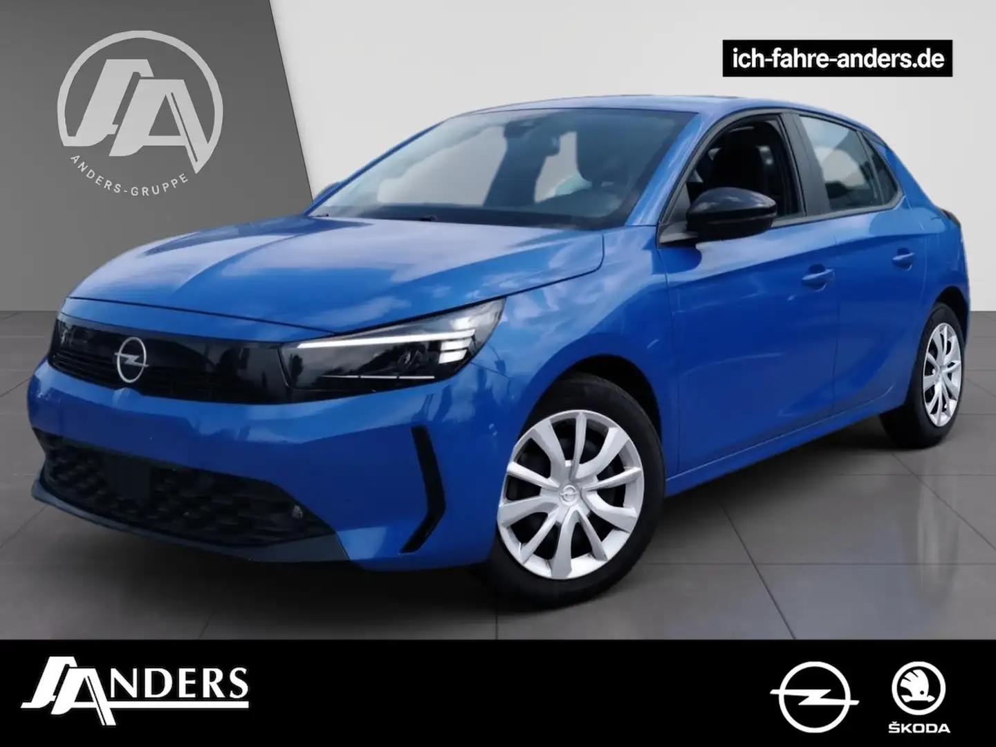 Opel Corsa 1.2 T LED+SHZ+Kamera+Apple/Android+VIRTUAL Bleu - 1