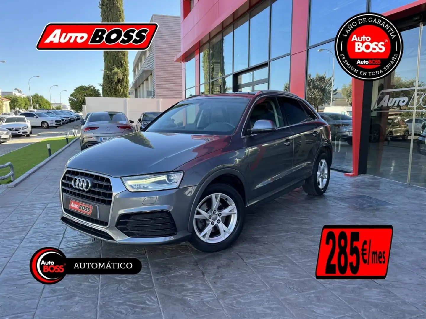Audi Q3 2.0TDI Sport edition quattro S tronic 110kW Gris - 1