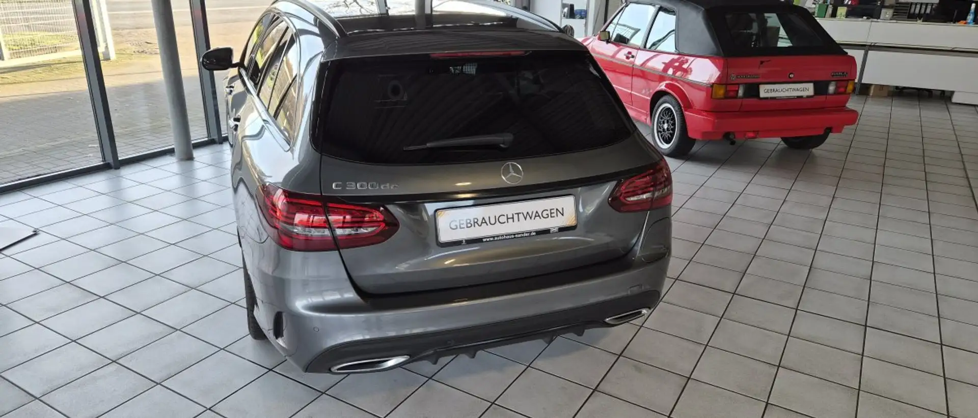 Mercedes-Benz C 300 de T AMG Line (EURO 6d) Gris - 2