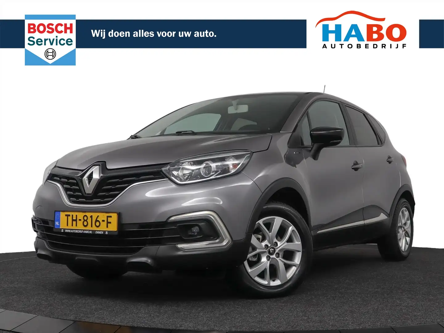 Renault Captur 0.9 TCE LIMITED AC/CRUISE/NAV/CAMERA/KEYLESS.ENTRY Grijs - 1