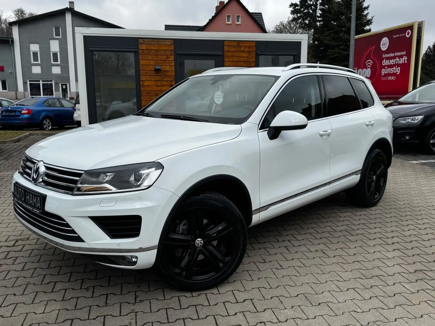 Volkswagen Touareg V6 Terrain Tech 4Motion  *XEN*AHK*87TKM* Weiß - 1