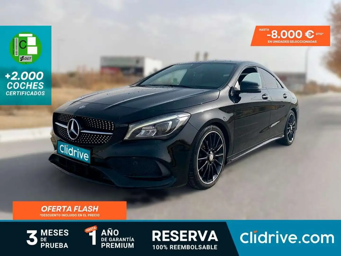 Mercedes-Benz CLA 200 200d Negro - 1