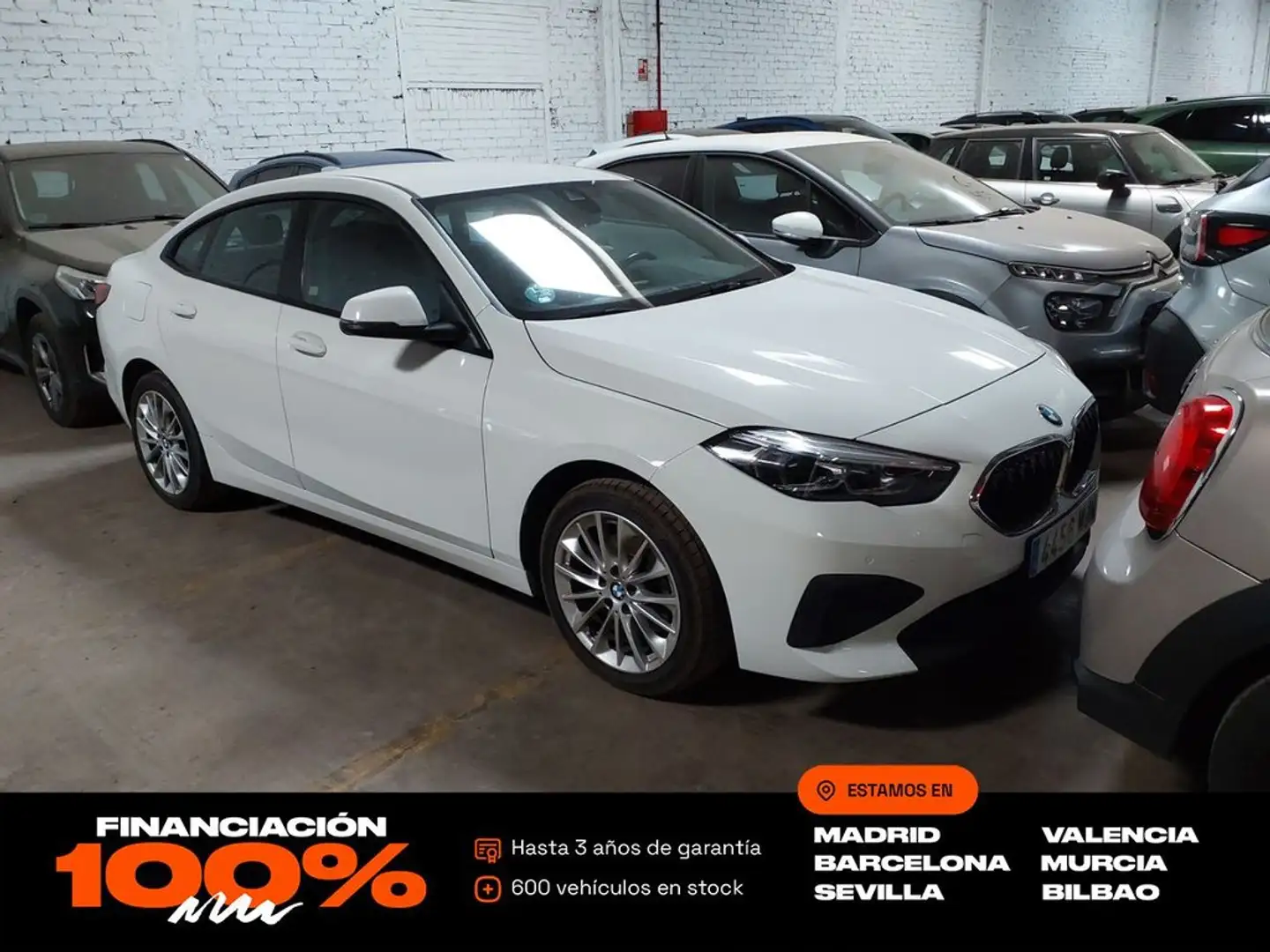 BMW 218 218i Gran Coupe Blanc - 1