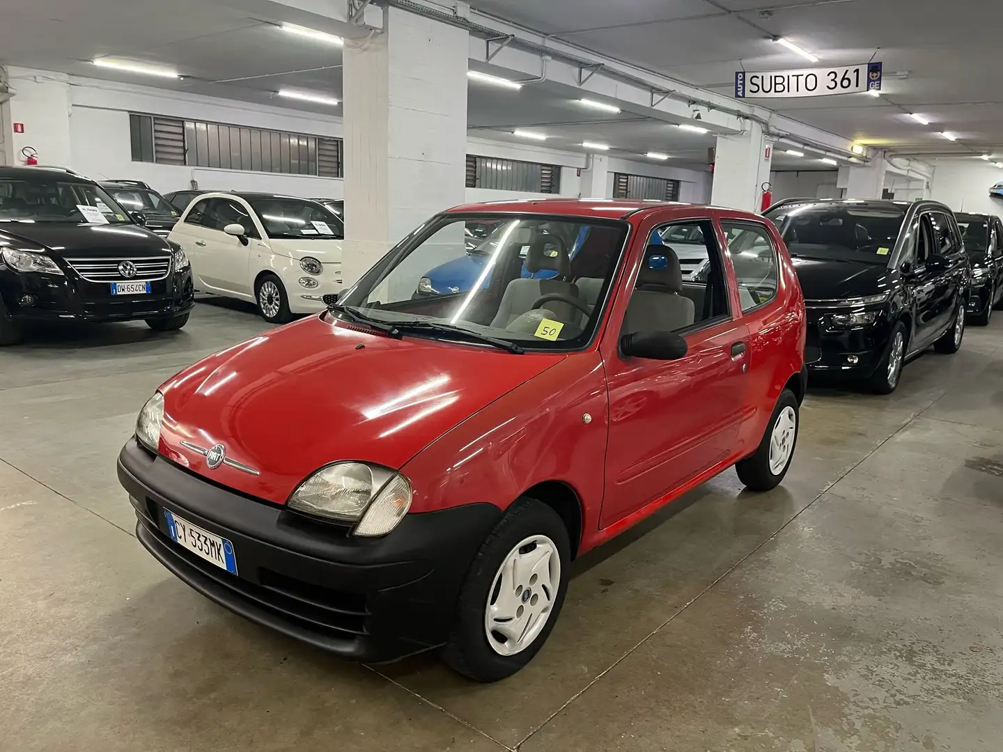 Fiat 600 1.1 solamente 40mila km Piros - 1