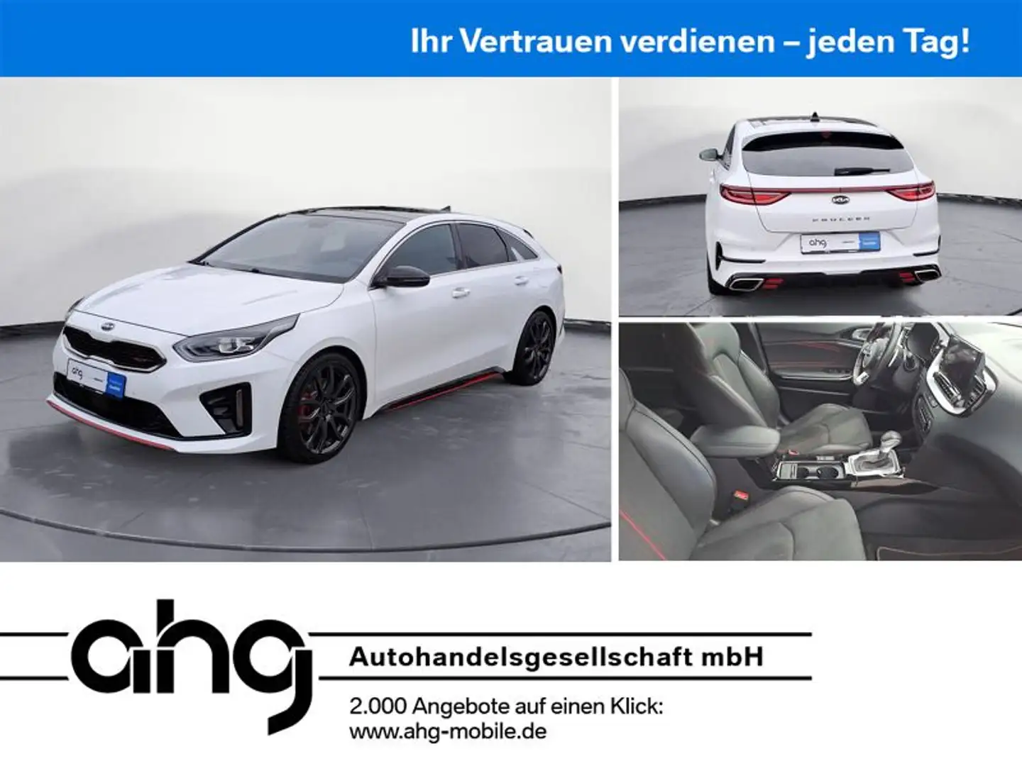 Kia ProCeed / pro_cee'd ProCeed 1.6 T-GDI GT *LED*PDC*SHZ*DAB*Klima*Spor Weiß - 1