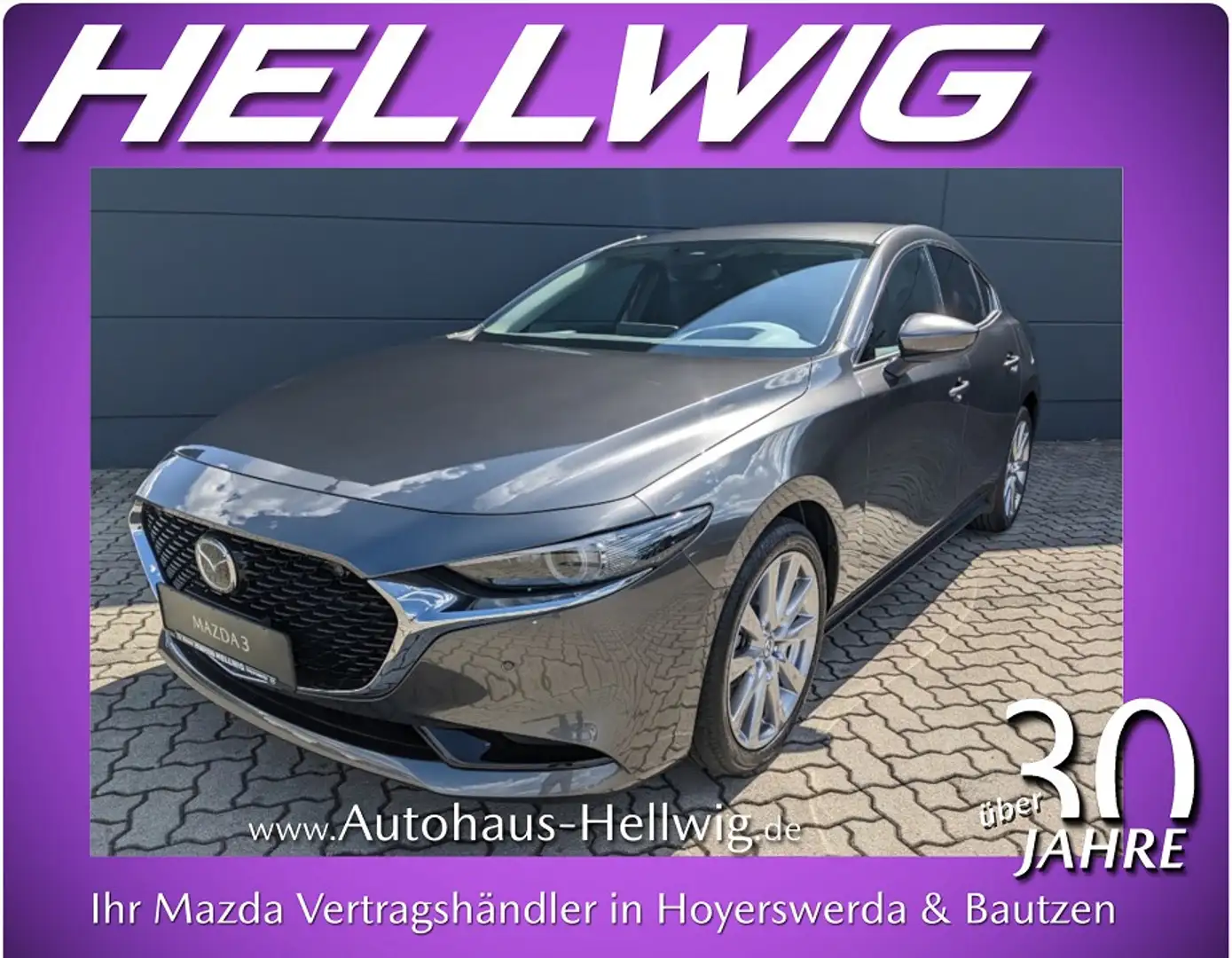 Mazda 3 Fastback 2.5l (140PS) Exclusive Driver&Sound Desig Grijs - 1