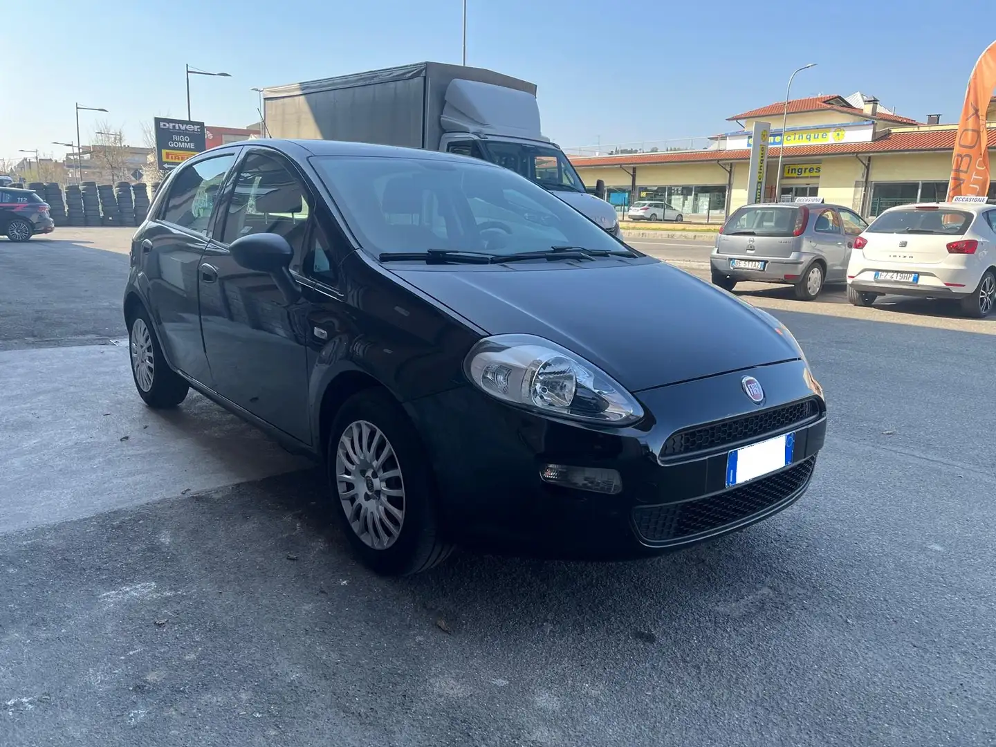 Fiat Punto Punto 1.3 mjt 16v Lounge 75cv-DISTRIBUZIONE NUOVA Negro - 2