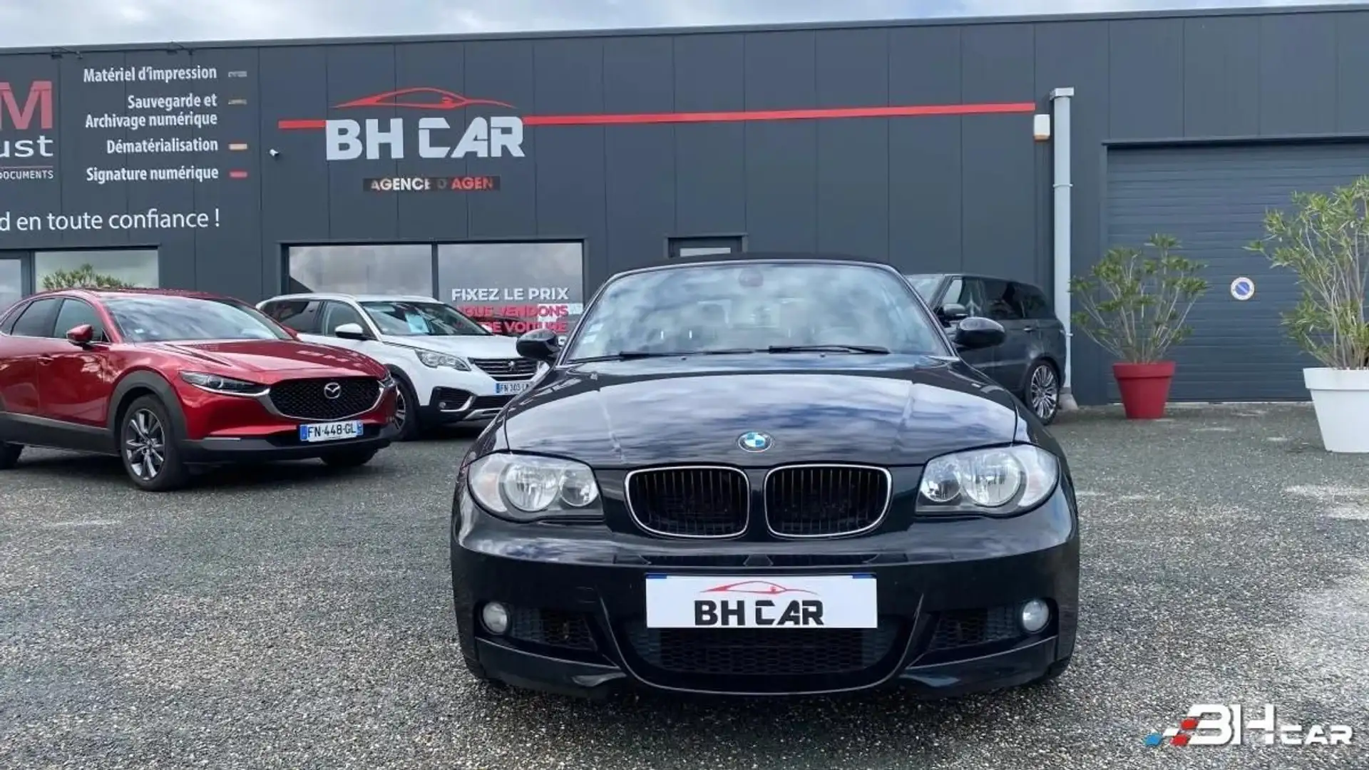 BMW 118 CABRIOLET 2.0 118 I 145 SPORT DESIGN Noir - 2