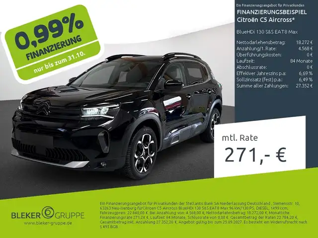 2024 Citroen C5 Aircross in Black for sale