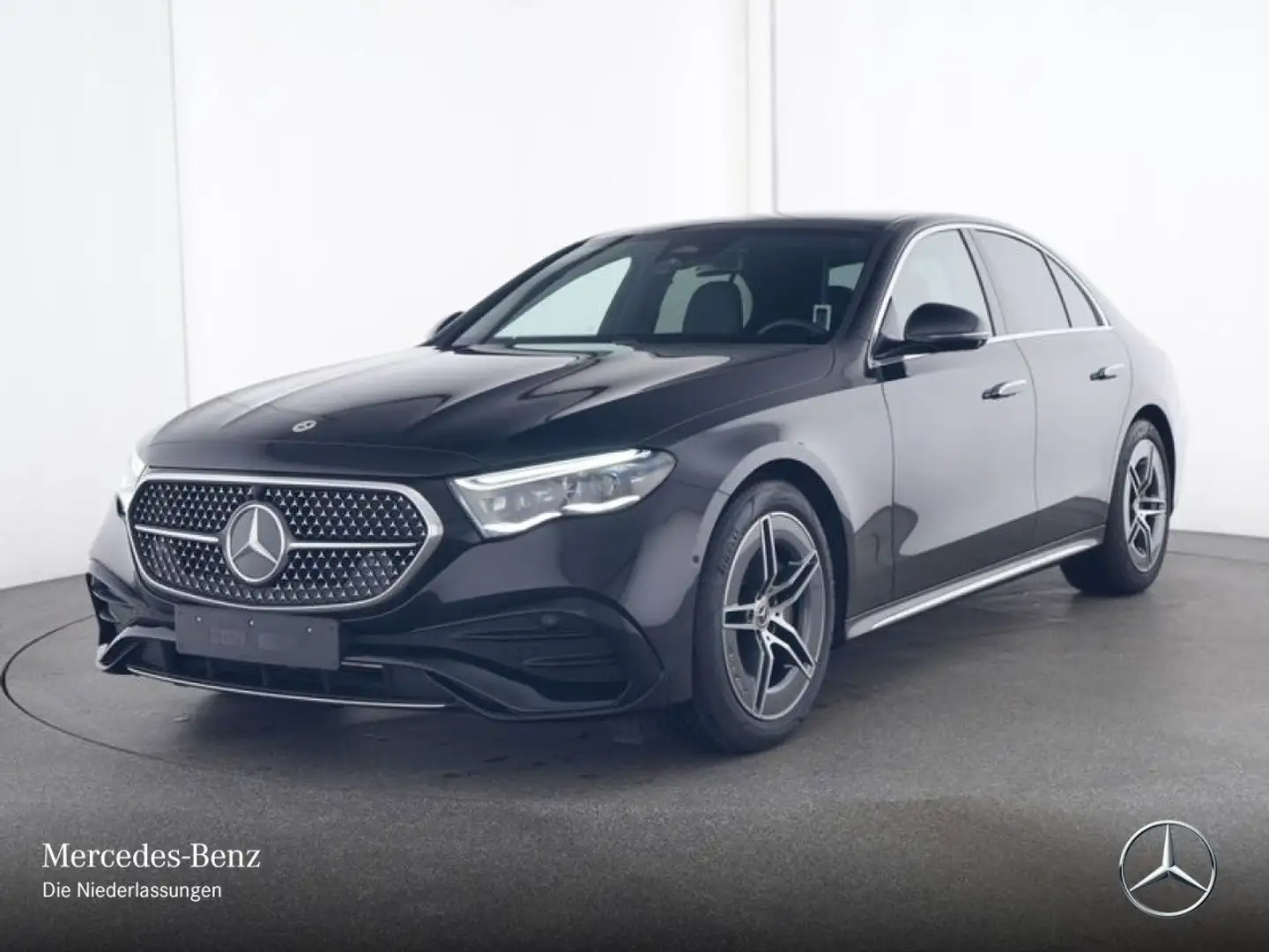 Mercedes-Benz E 450 d 4M AMG 360° Pano Distr. Spurhalt-Ass PTS Noir - 2