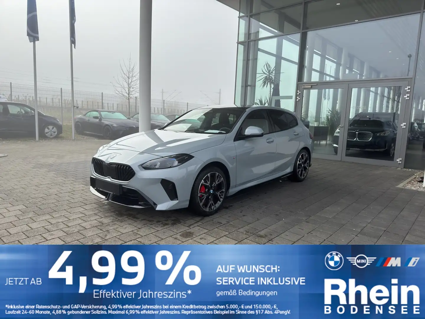 BMW 118 d Limousine M Sport SportpaketPRO HUD 360° Grau - 1