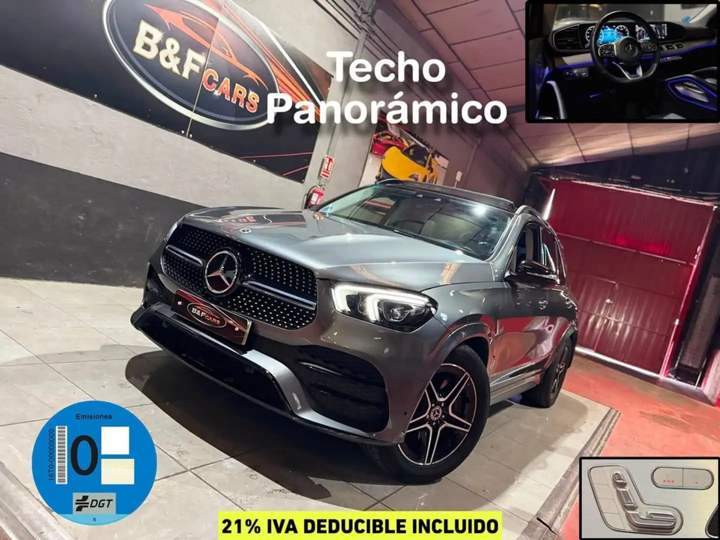 Mercedes-Benz GLE 350 350de 4Matic Aut. Gris - 1