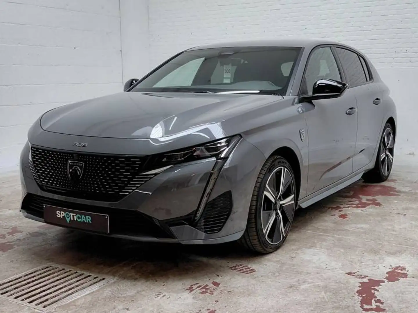 Peugeot 308 3 1.2 HYBRID 136 e-DSC6 GT Gris - 1