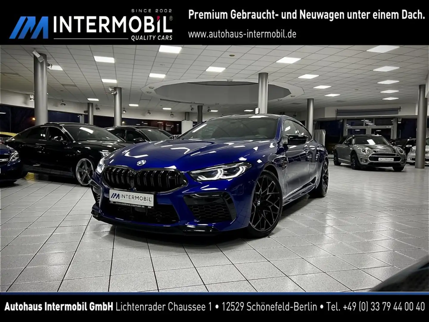 BMW M8 Competition GranCoupe*xDrive*SOFT*HUD*TV*360° Azul - 1