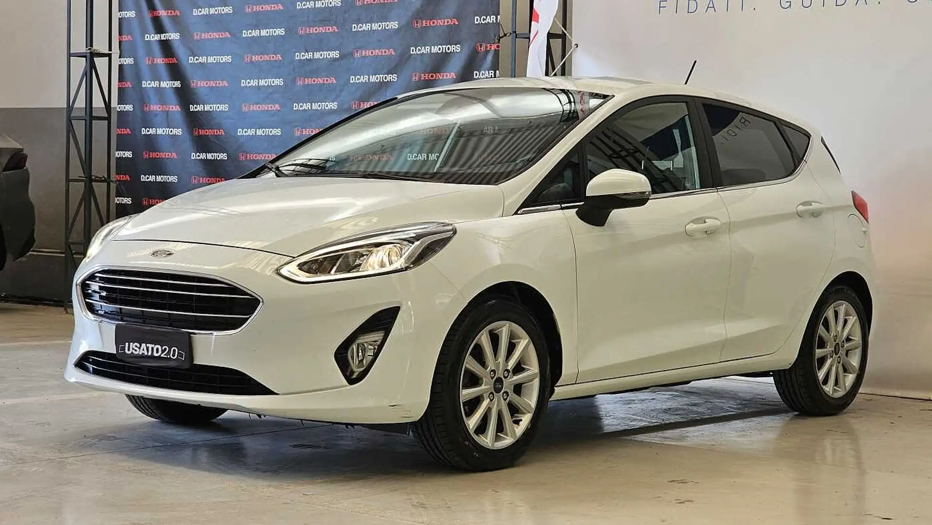 Ford Fiesta 7ª serie 1.5 EcoBlue 5 porte Titanium Blanc - 2
