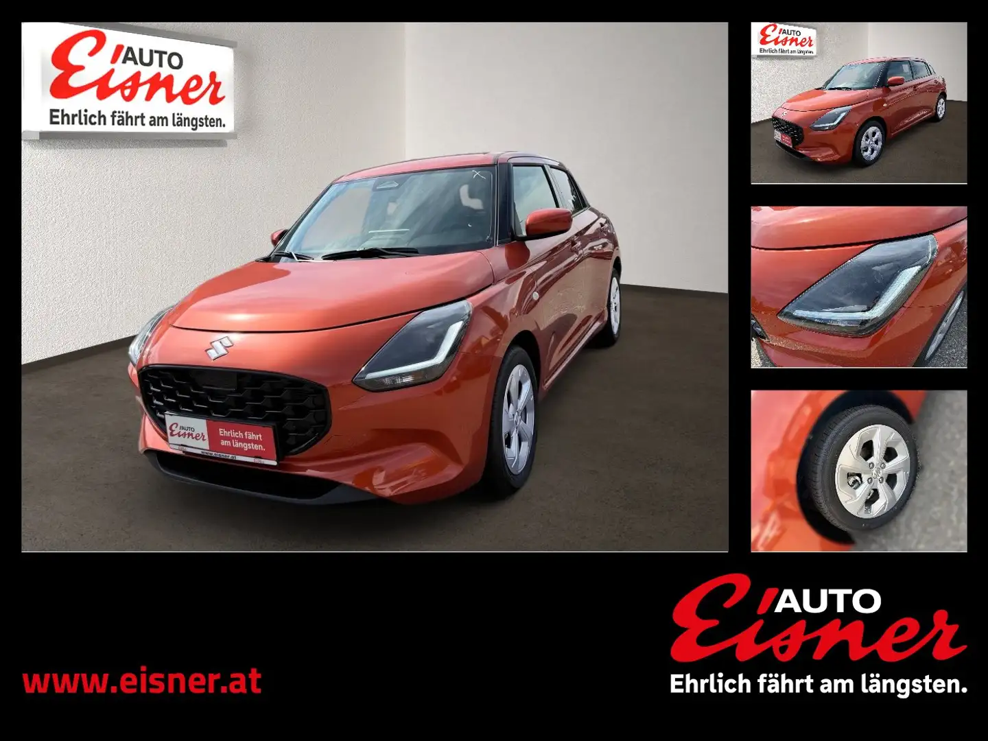 Suzuki Swift 1.2 GL+ Hybrid CVT Shine AUT Fernlichtass. Orange - 1