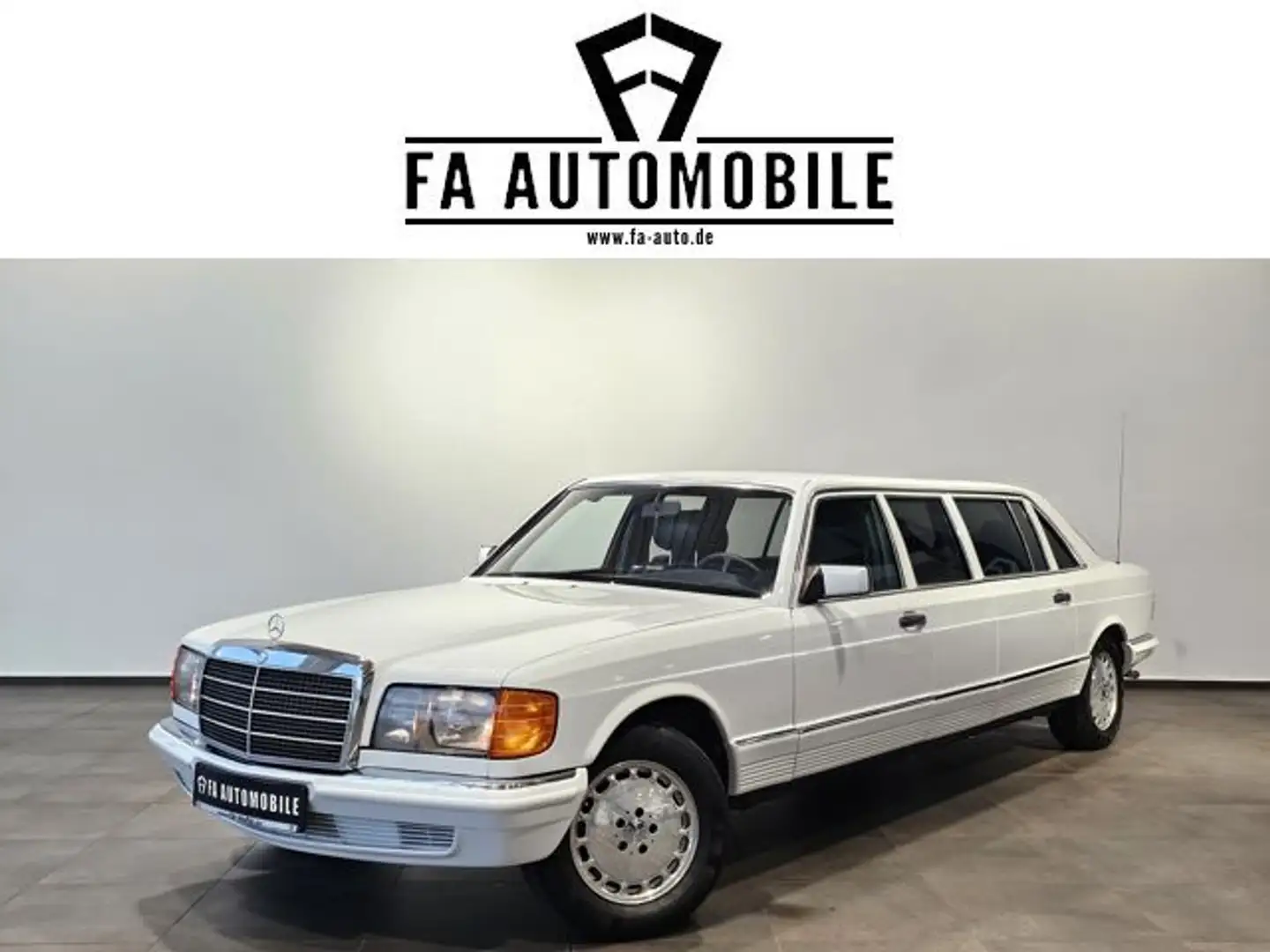 Mercedes-Benz 500 SEL Pullman 2.Hand Oldtimer Schiebedach Alu Weiß - 1