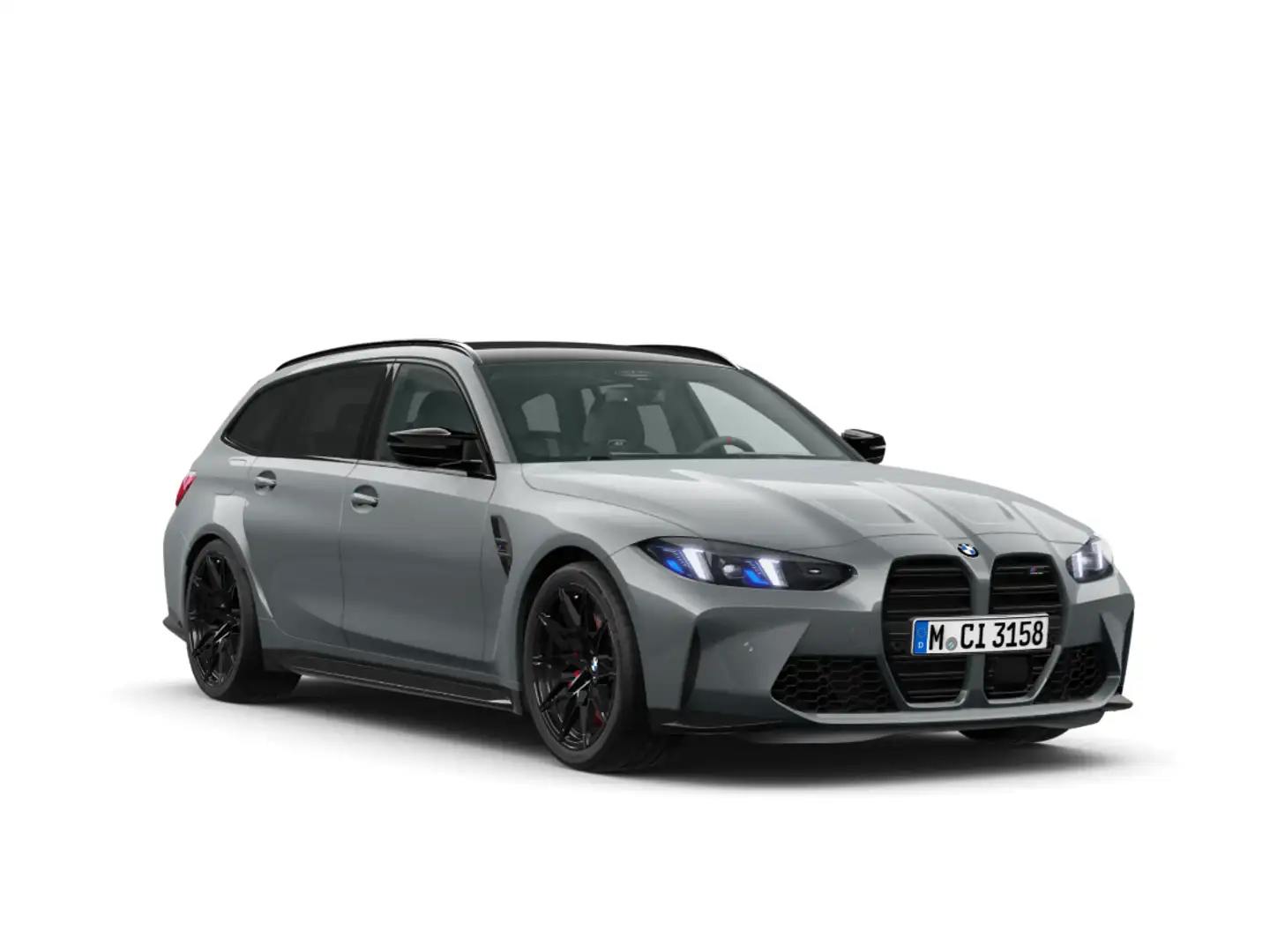 BMW M3 M3 Comp Touring xDrive Harman Kardon Carbonio Led siva - 2