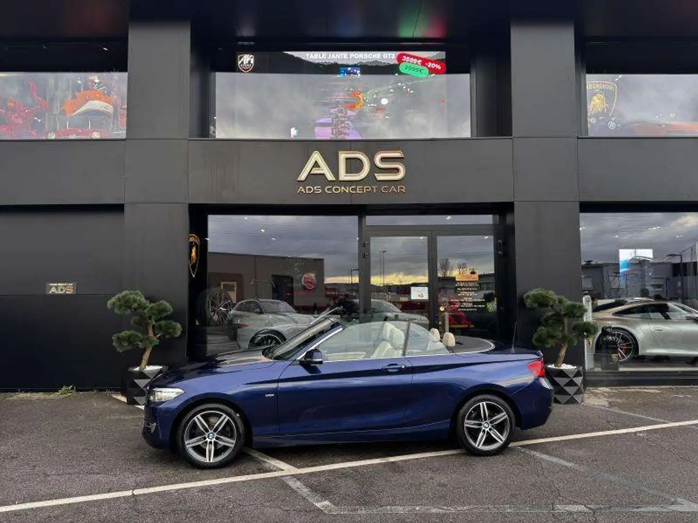 BMW 220 Cabriolet 2.0 d 190cv Luxury Blauw - 2