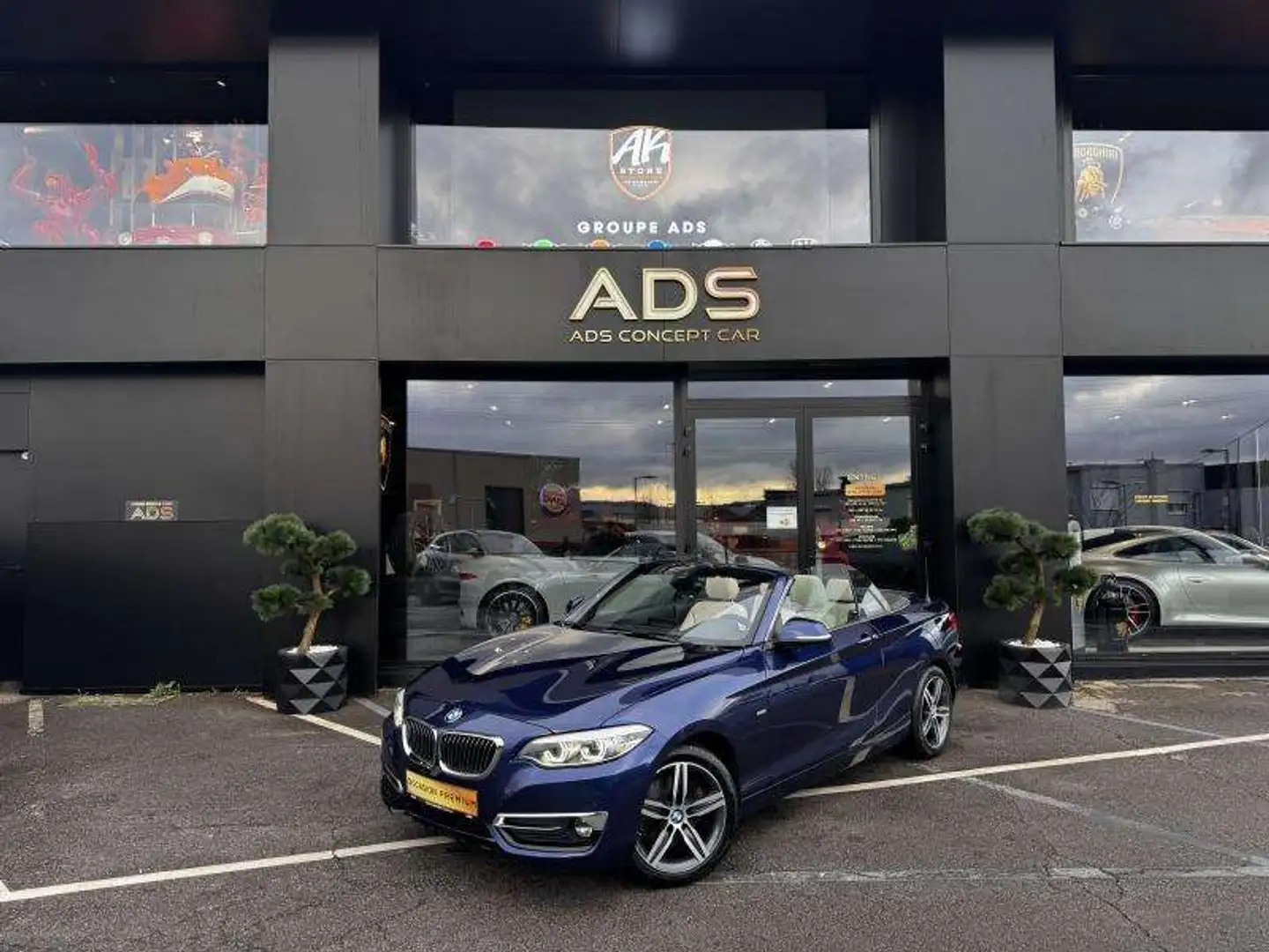 BMW 220 Cabriolet 2.0 d 190cv Luxury Blauw - 1