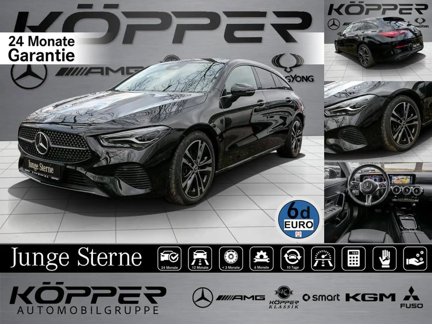 Mercedes-Benz CLA 180 SB Advanced AHK Black Night Kamera LED Černá - 1