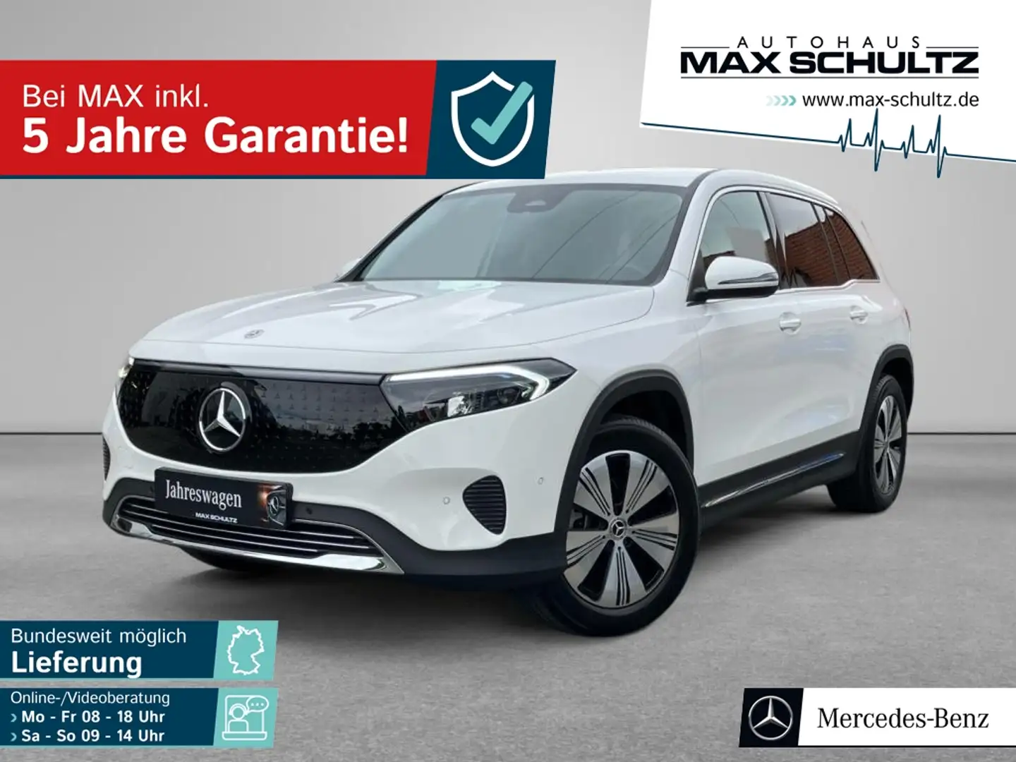 Mercedes-Benz EQB 300 4M 5J Garantie*AHK*LED*KAMERA*TOTW*NAVI Weiß - 1