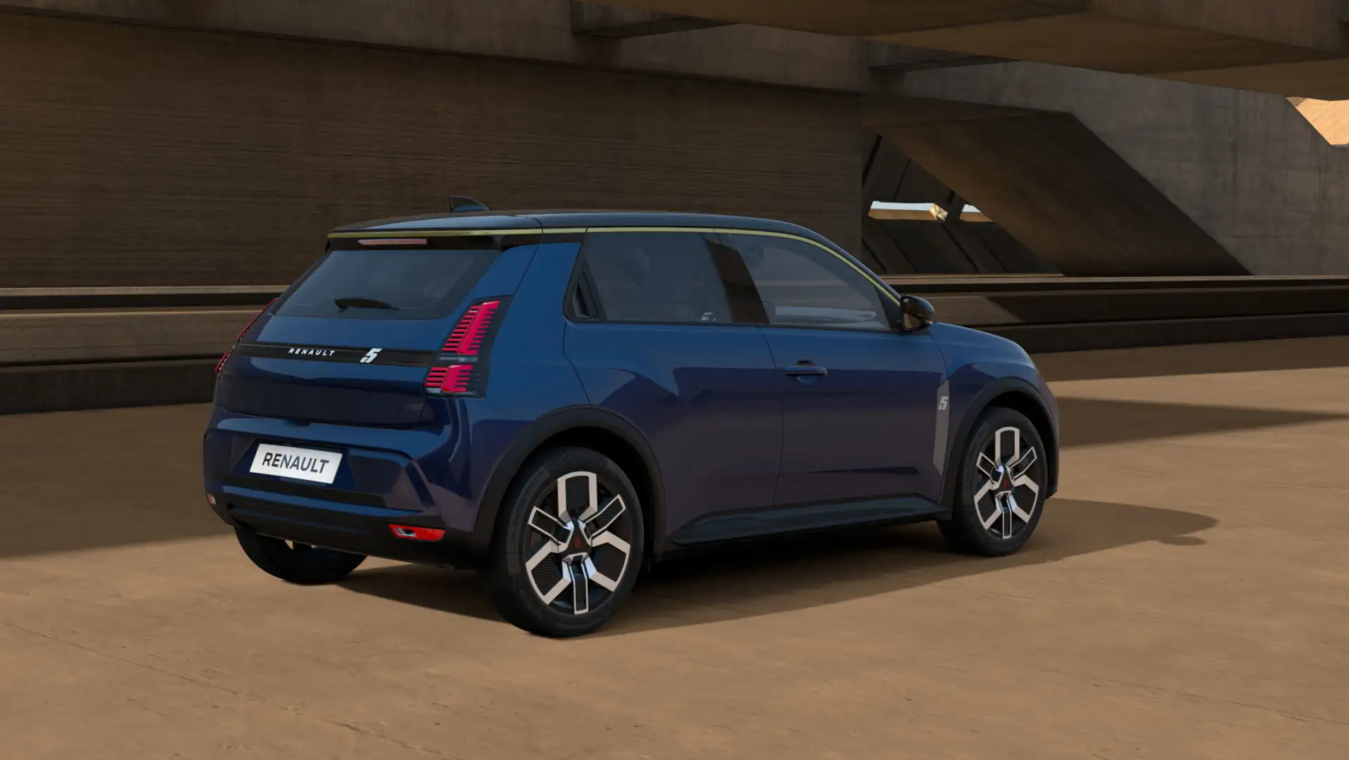 Renault R 5 E-Tech Techno 150 Comfort Range Blau - 2