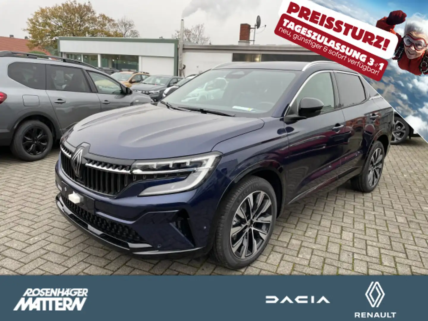 Renault Espace Techno Full-Hybrid 200 Blau - 1