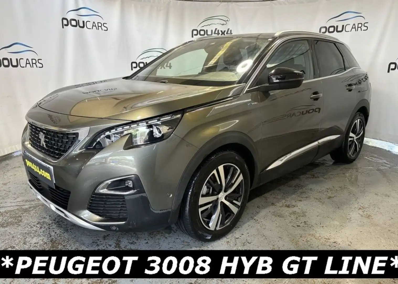 Peugeot 3008 Hybrid 225 GT Line e-EAT8 Gris - 1
