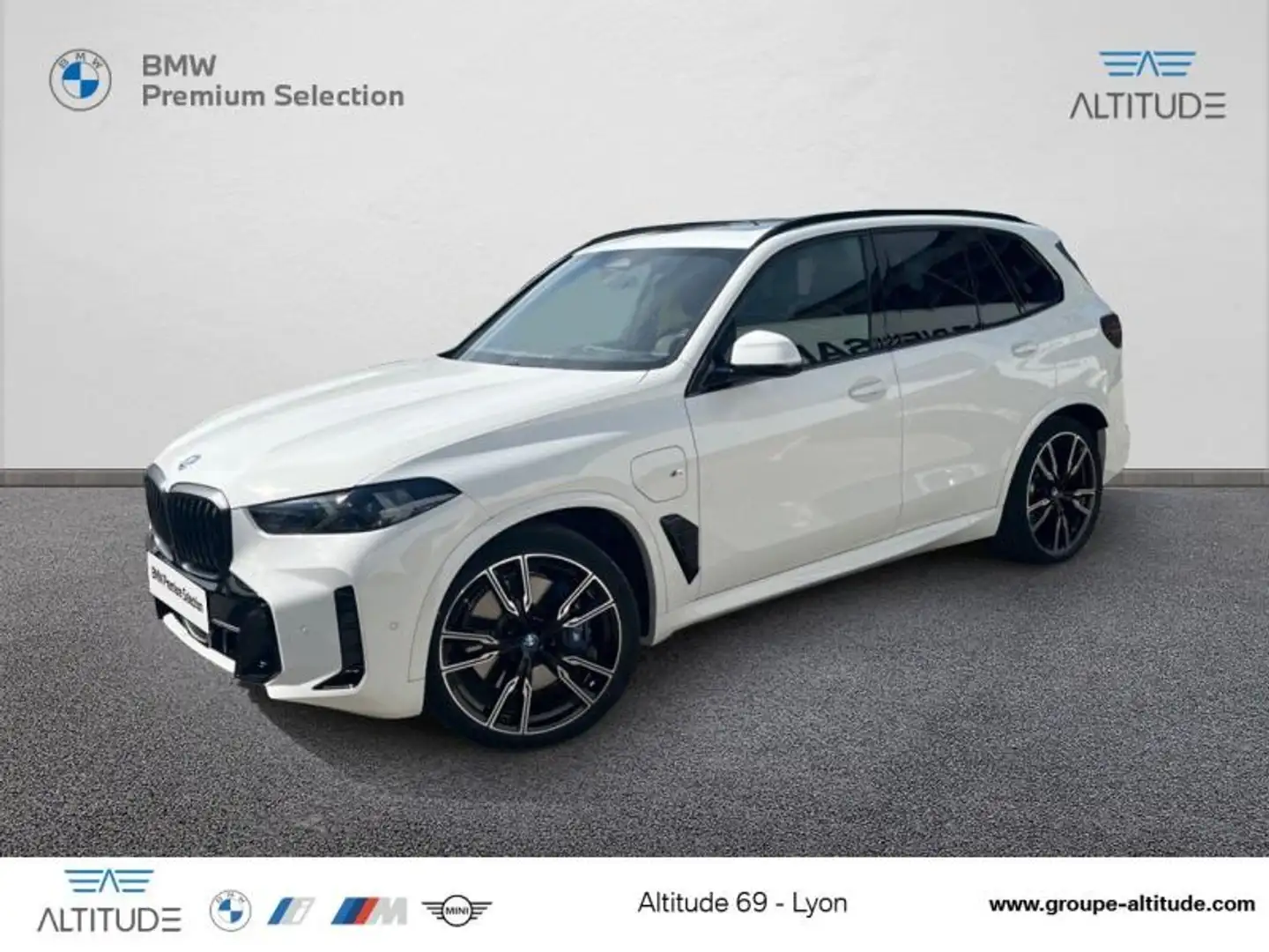 BMW X5 xDrive50e 489ch M Sport Blanc - 1