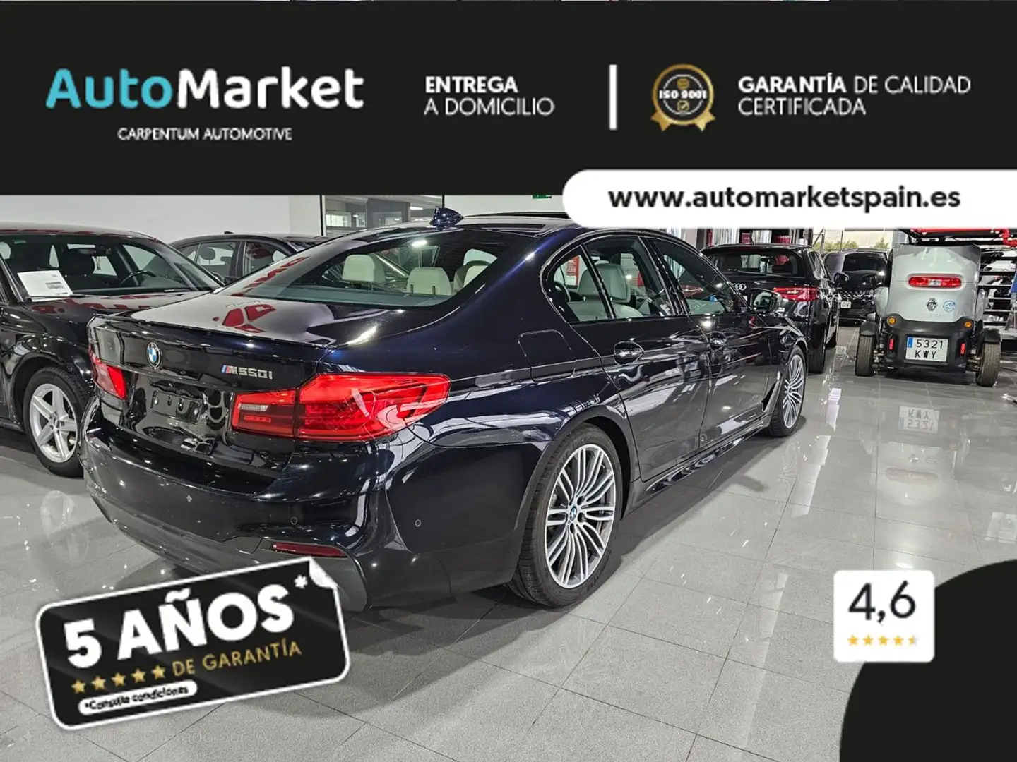 BMW 550 M550iA xDrive Bleu - 2