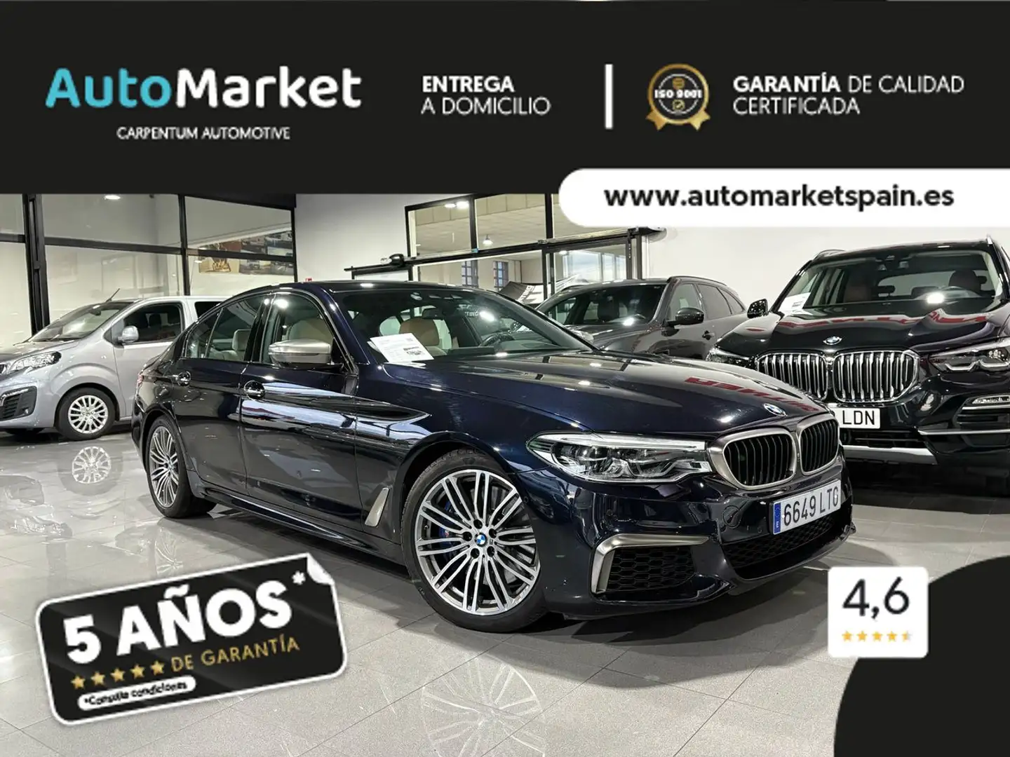 BMW 550 M550iA xDrive Bleu - 1