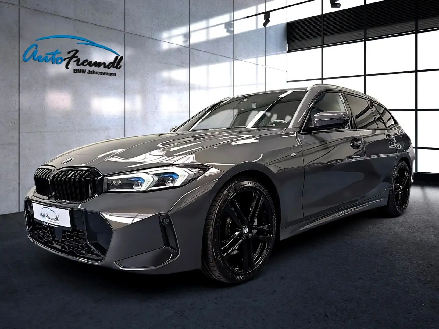 BMW 330 i M Sport *Pano*19 Zoll*360*HuD*Ad.FW*ACC* Grijs - 1