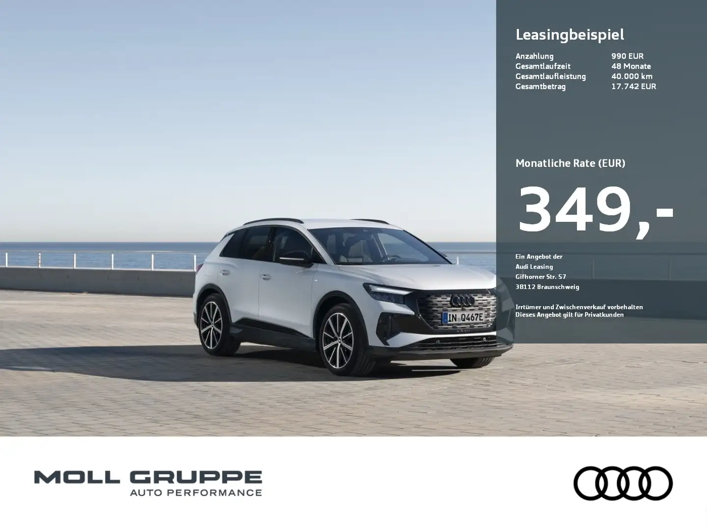 Audi Q4 e-tron Q4 40 e-tron Grijs - 1