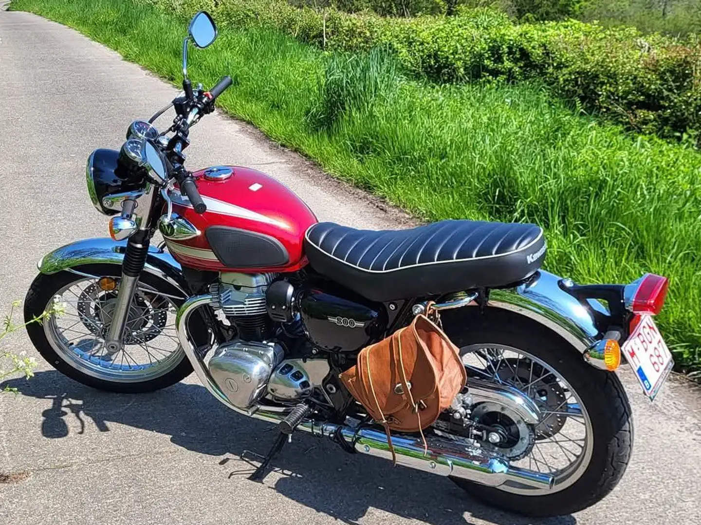 Kawasaki W 800 Rood - 1