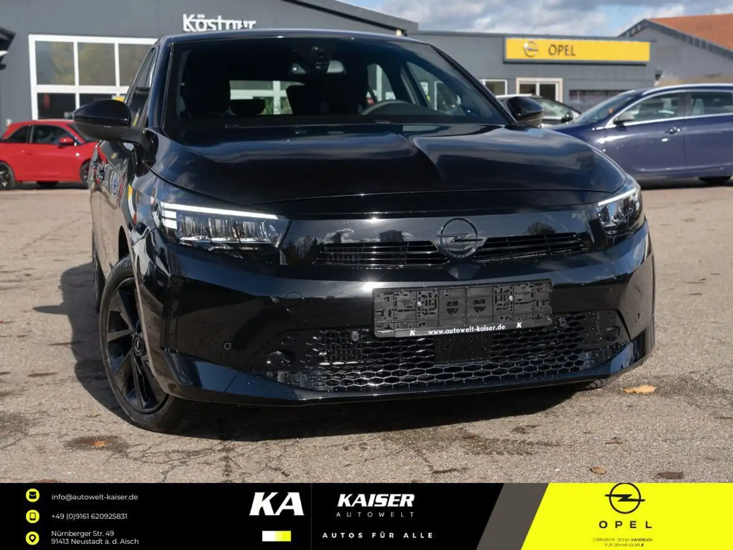 Opel Corsa F GS*APPLECAR*Kamera*SITZHZG*Matrix Zwart - 1