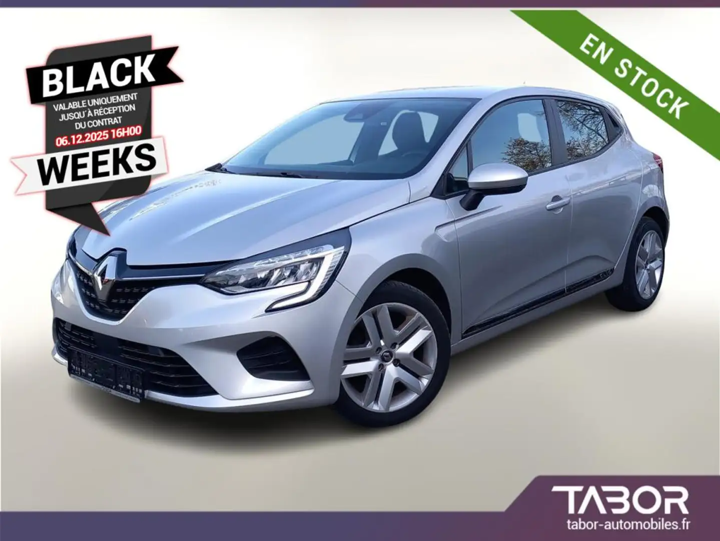 Renault Clio V 1.0 SCe 75 Experience LED radars Gris - 1