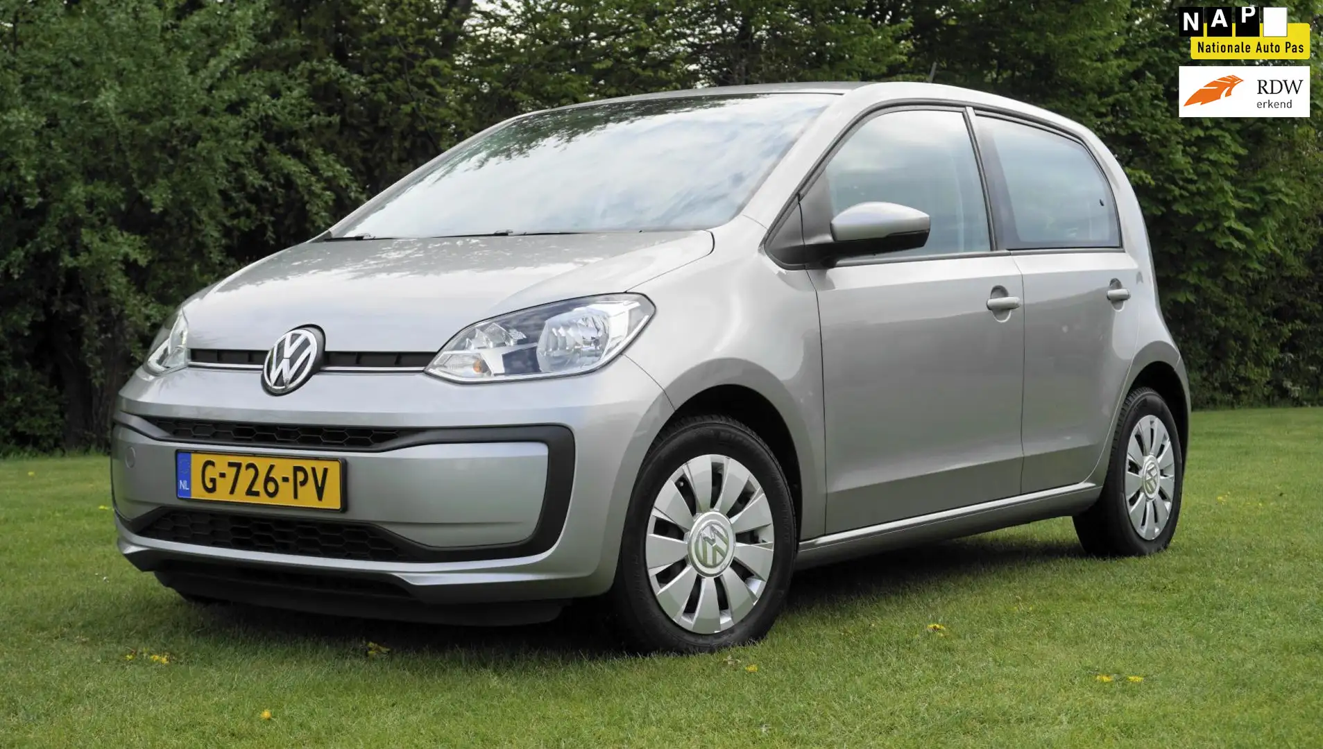 Volkswagen up! 1.0 BMT move up! 5 drs Airco blue tooth Grijs - 1