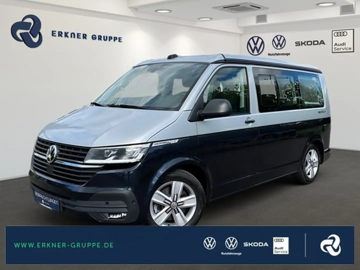 Volkswagen T6 California 6.1 2.0TDI DSG 4M Beach LED+ACC+STNDHZ+++ Plateado - 1
