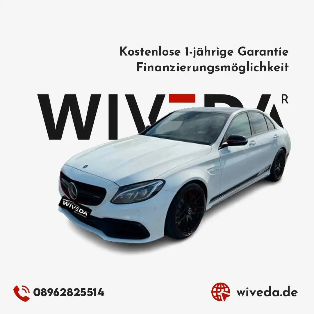 Mercedes-Benz C 63 AMG C 63S Lim. AMG Edition 1 DRIVERS PACKAGE~ACC~ Weiß - 1