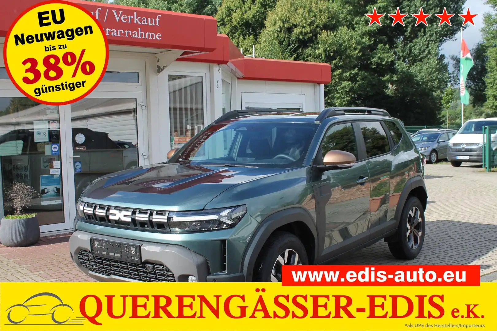Dacia Duster 1.2TCe MHEV130 Extreme 4x4  *Kessy*Navi*SHZ+LKH... Vert - 1
