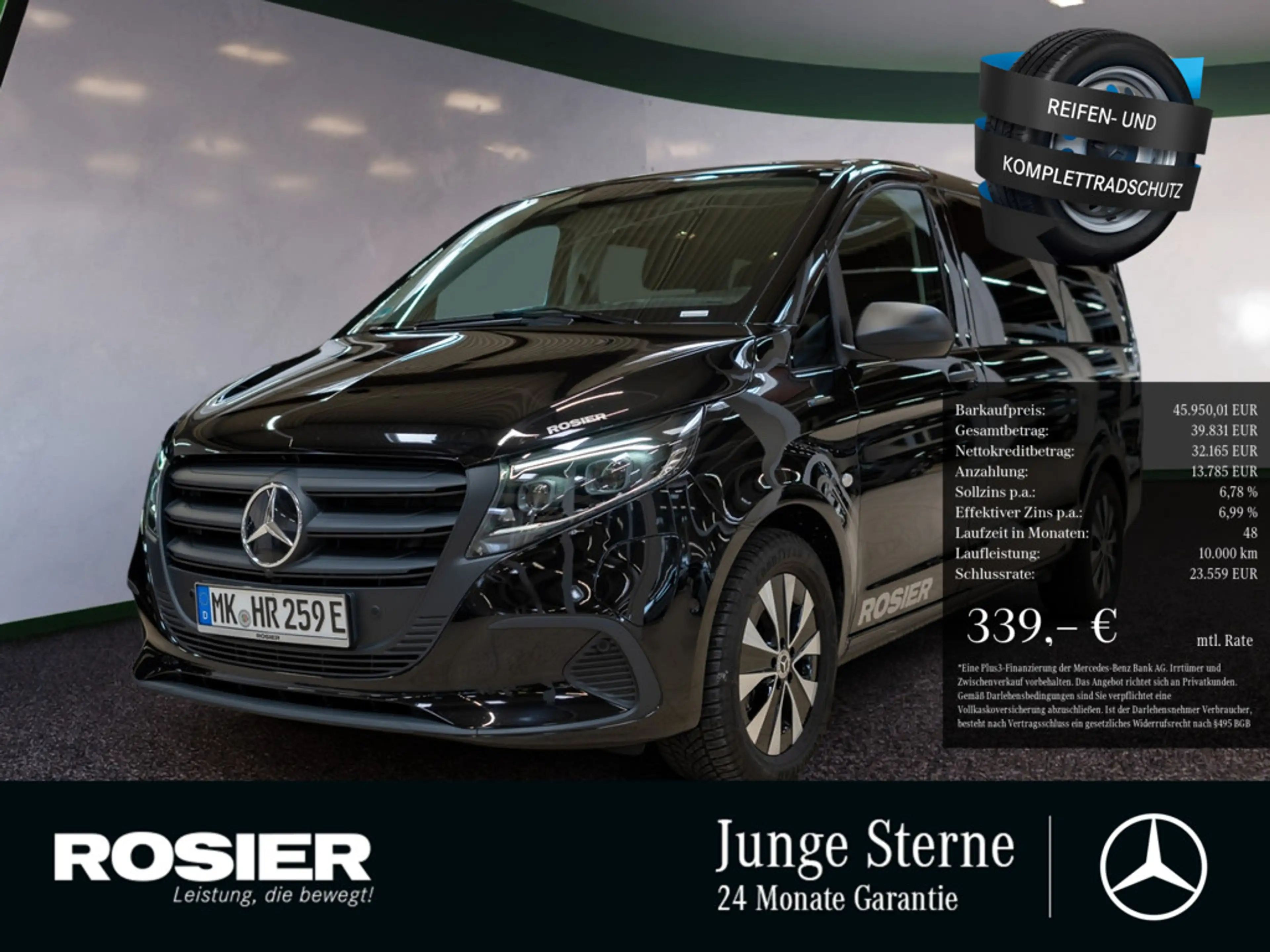 Mercedes-Benz Vito e 129 Tourer PRO Lang Distr. Kamera Spurh