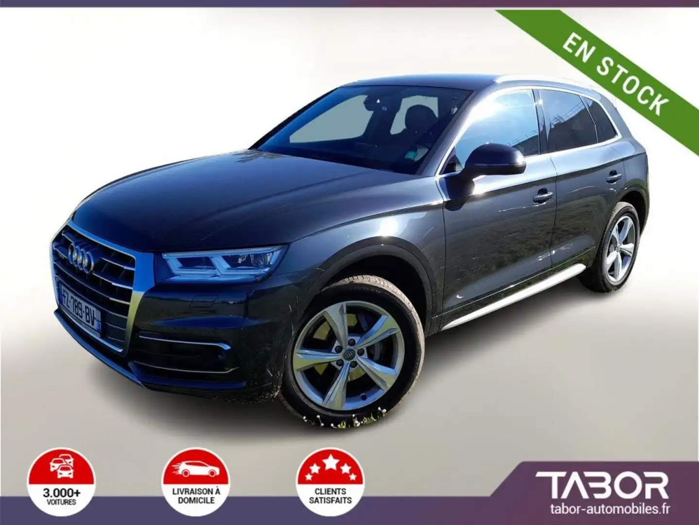 Audi Q5 40 TDI 204 Quattro S tronic LED ACC 19Z Gris - 1