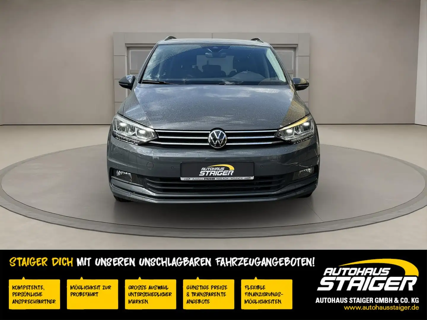Volkswagen Touran 1.5 Comfortline+7-Sitze+LED Grijs - 2