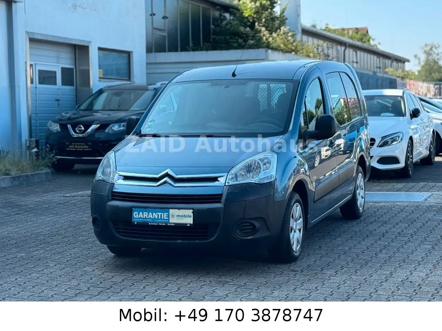 Citroen Berlingo 1,6L Kasten Niveau B L2*AHK*KLIMA*2HAND Gris - 1