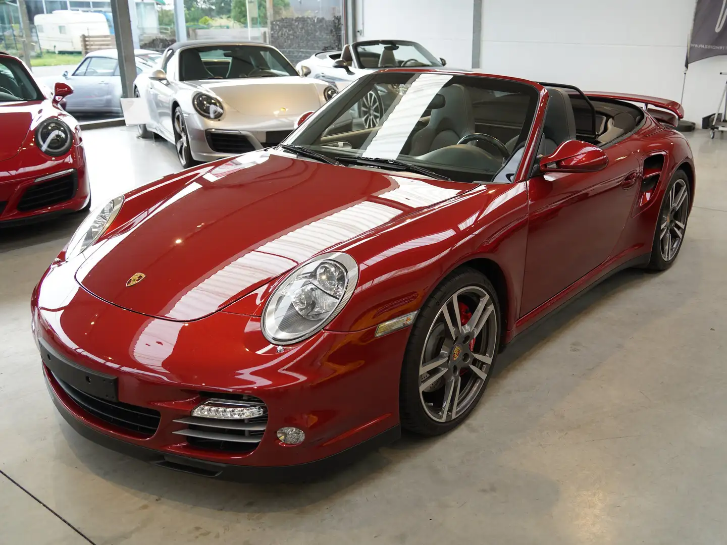 Porsche 997 911 Turbo cabriolet 3.8 PDK Piros - 1