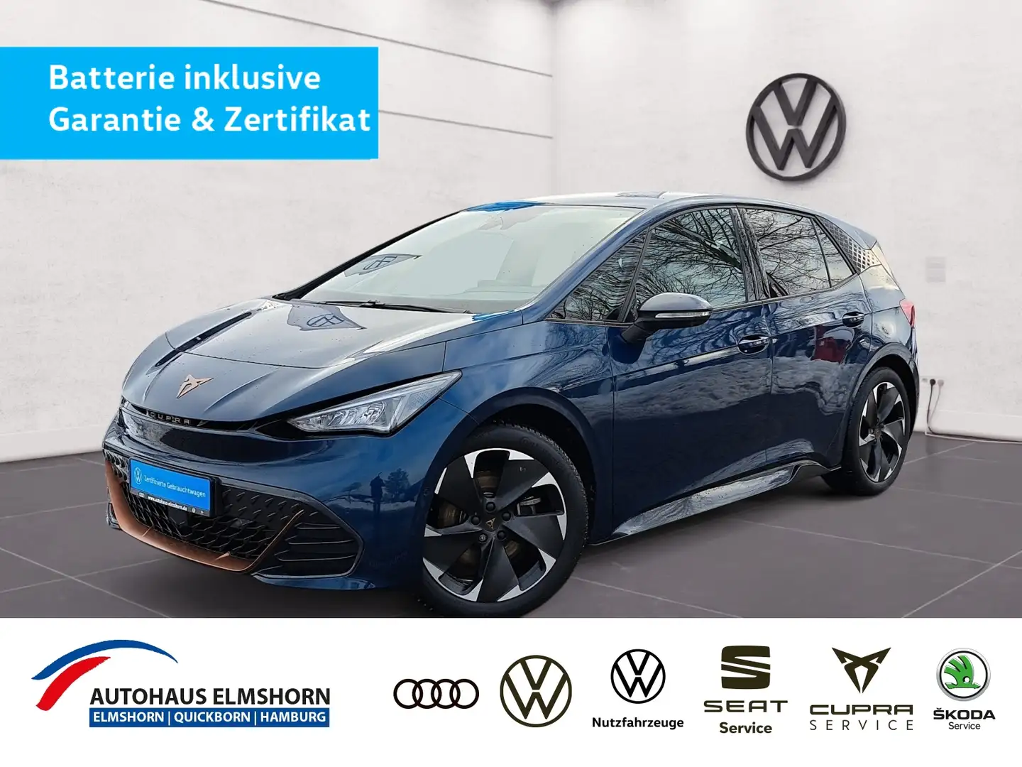 CUPRA Born NAV KAM ACC 19" GJ-REIF 4xKAM LED PDC SHZ Blau - 1