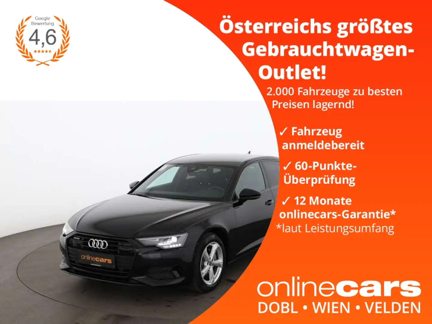 Audi A6 40 2.0 TDI quattro sport Aut LED RADAR NAVI Schwarz - 1